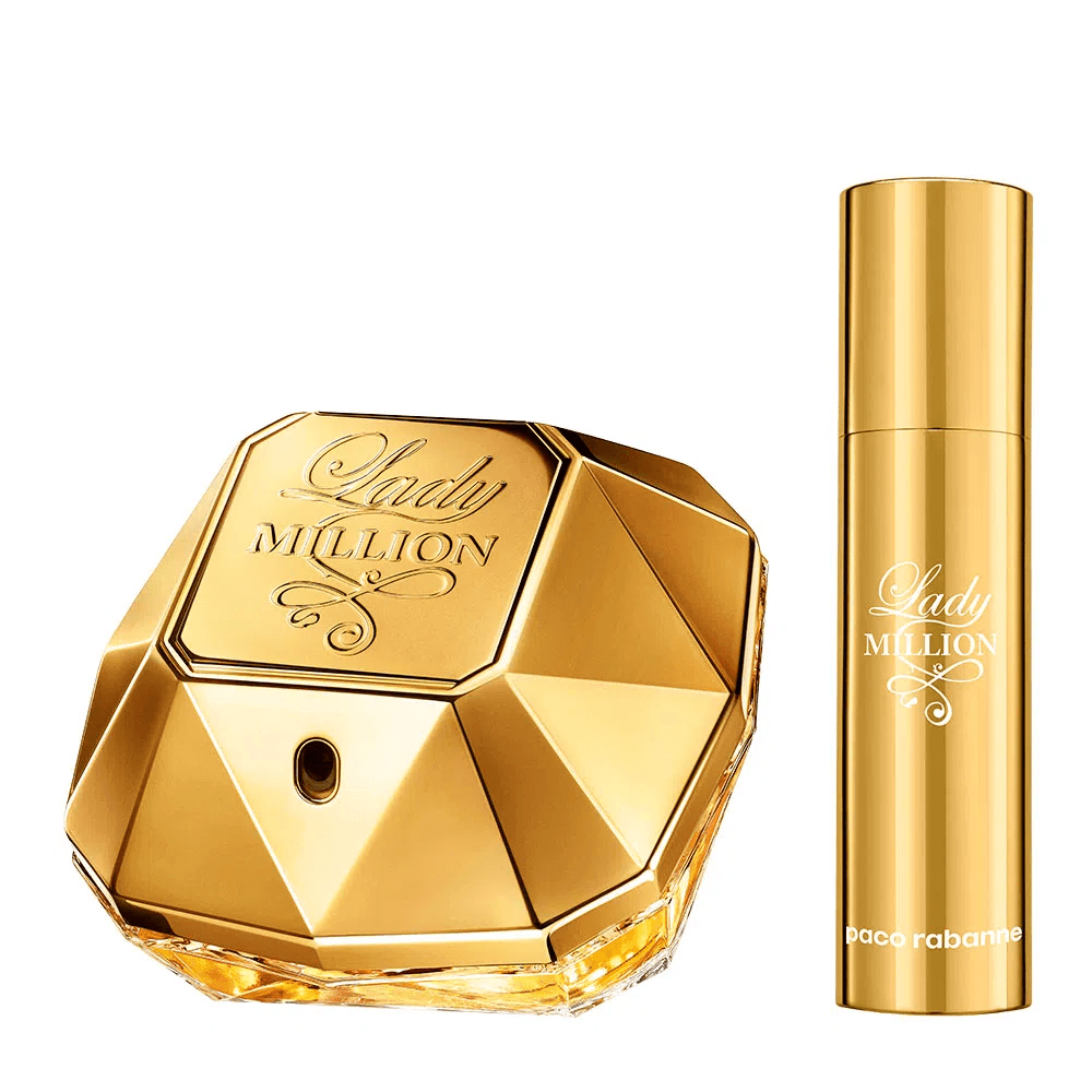 Kit Coffret Lady Million Feminino EDP 50Ml Tarvel Size 10Ml New kit-coffret-lady-million-feminino-edp-50ml-tarvel-size-10ml-new